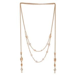 Kendra Scott Gold Emelina Lariat Necklace